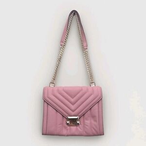 Michael Kors Whitney, Lrg Quilted Convertible Leather Shoulder Bag,  Carnation